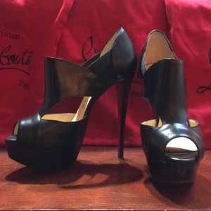 Platform black heels by Christian Louboutin